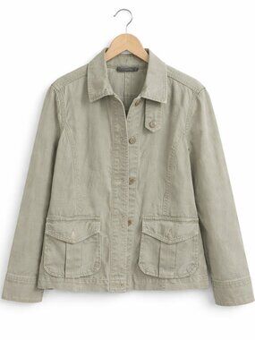 EDDIE BAUER | Vintage Sage Green Corduroy Jacket – Womens XXL